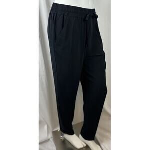 eva mendes Jogger Pants, Black, Sz: M, 52-04